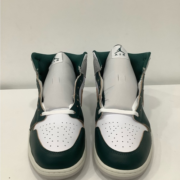 Jordan 1 Mid SE White/Oxidized Green-Sail Shoe Sneaker FQ7720 103 Men Size 14 - Picture 2 of 6